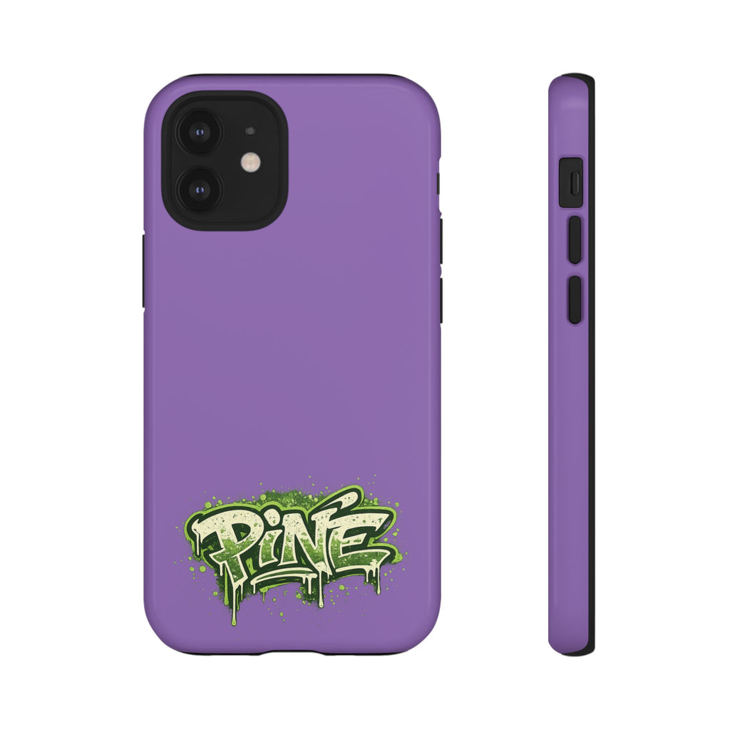 Phone Case — Purple Graffiti "Pine" Protective Cover