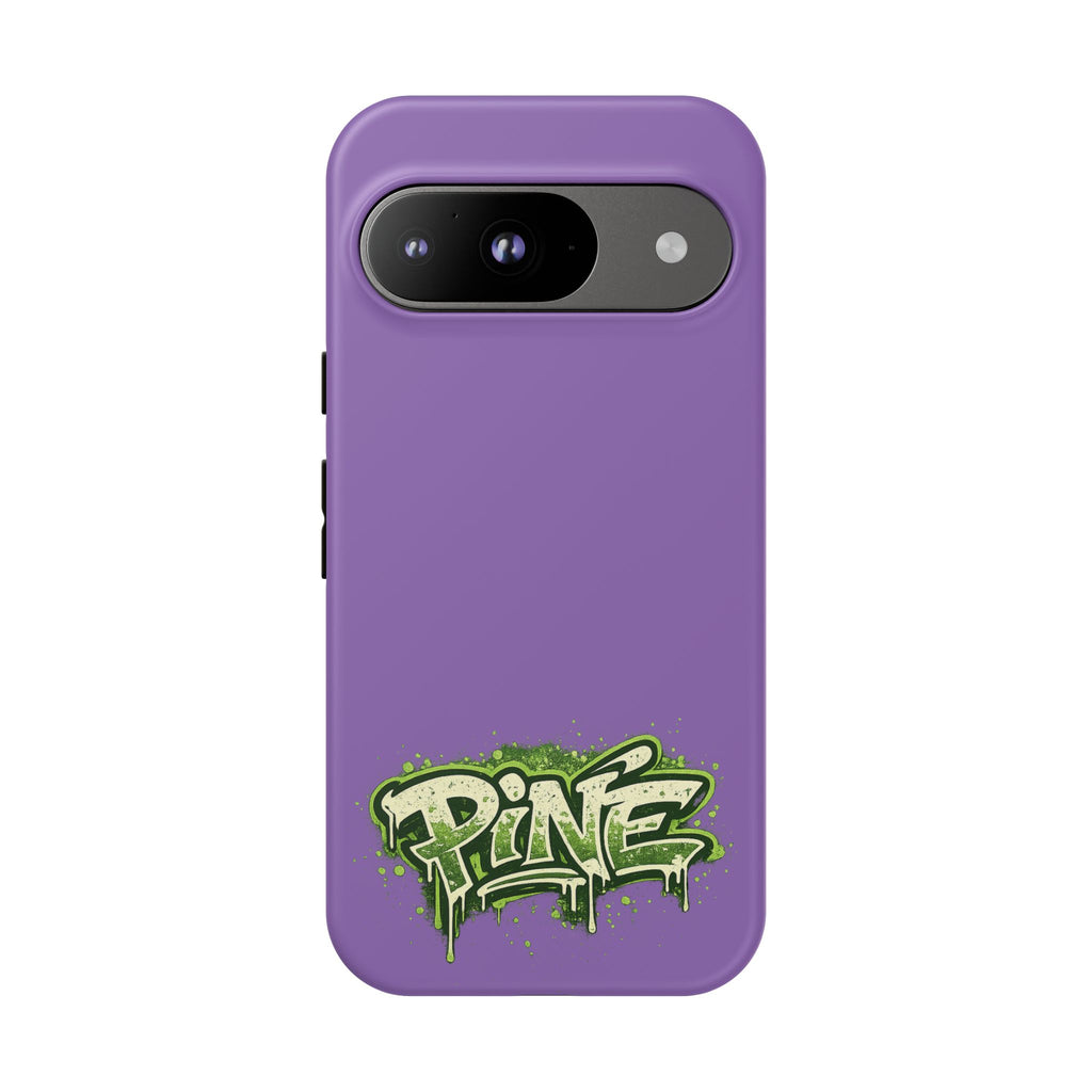 Phone Case — Purple Graffiti "Pine" Protective Cover