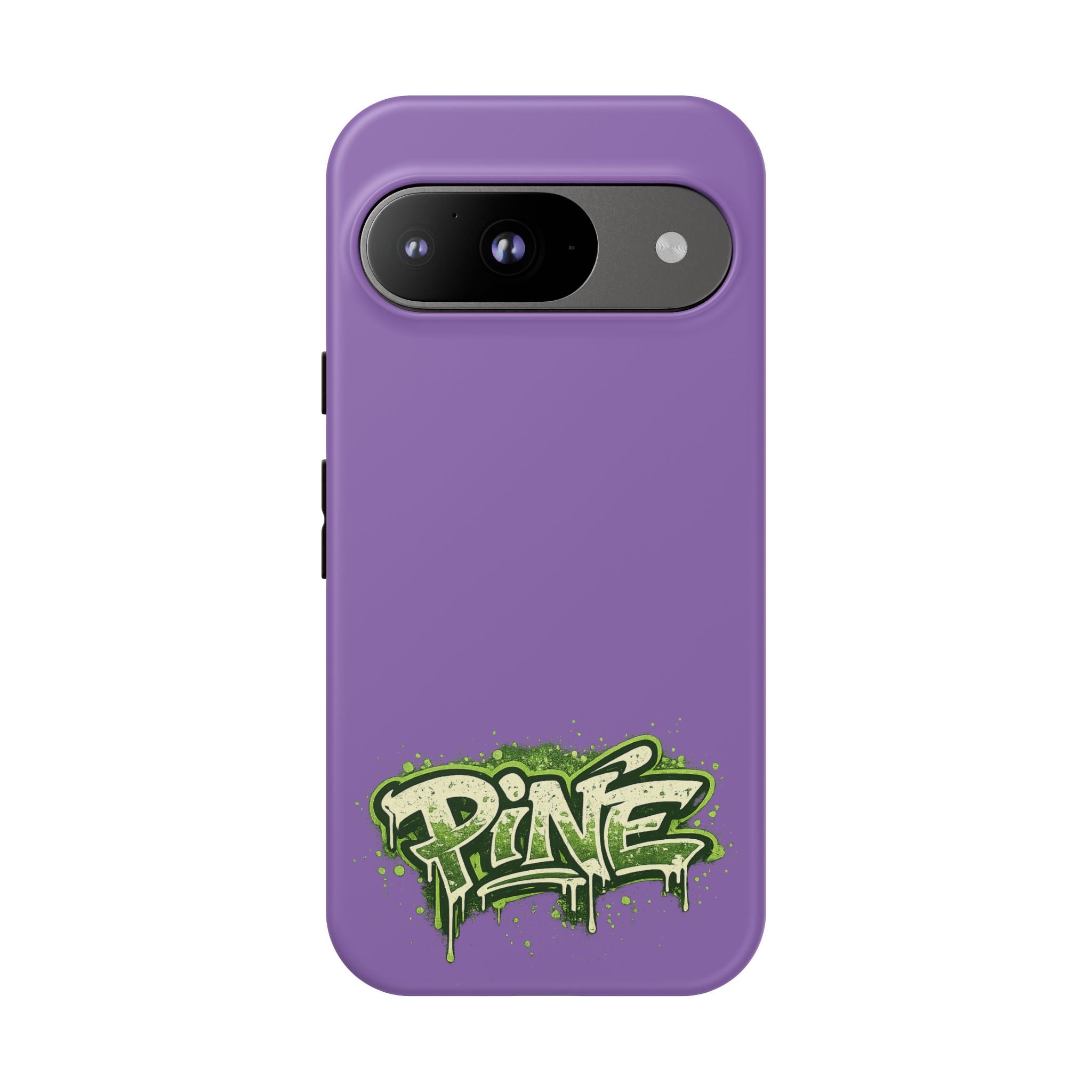 Phone Case — Purple Graffiti "Pine" Protective Cover