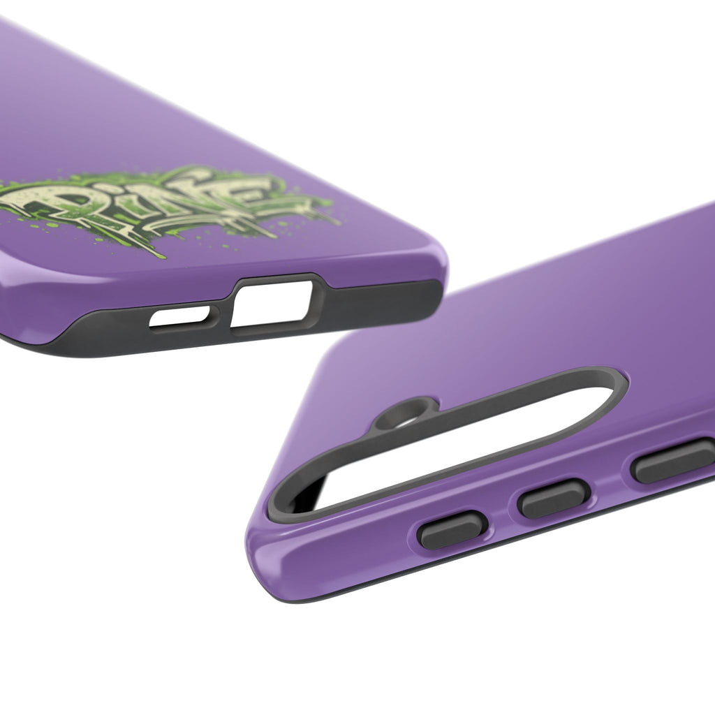 Phone Case — Purple Graffiti "Pine" Protective Cover