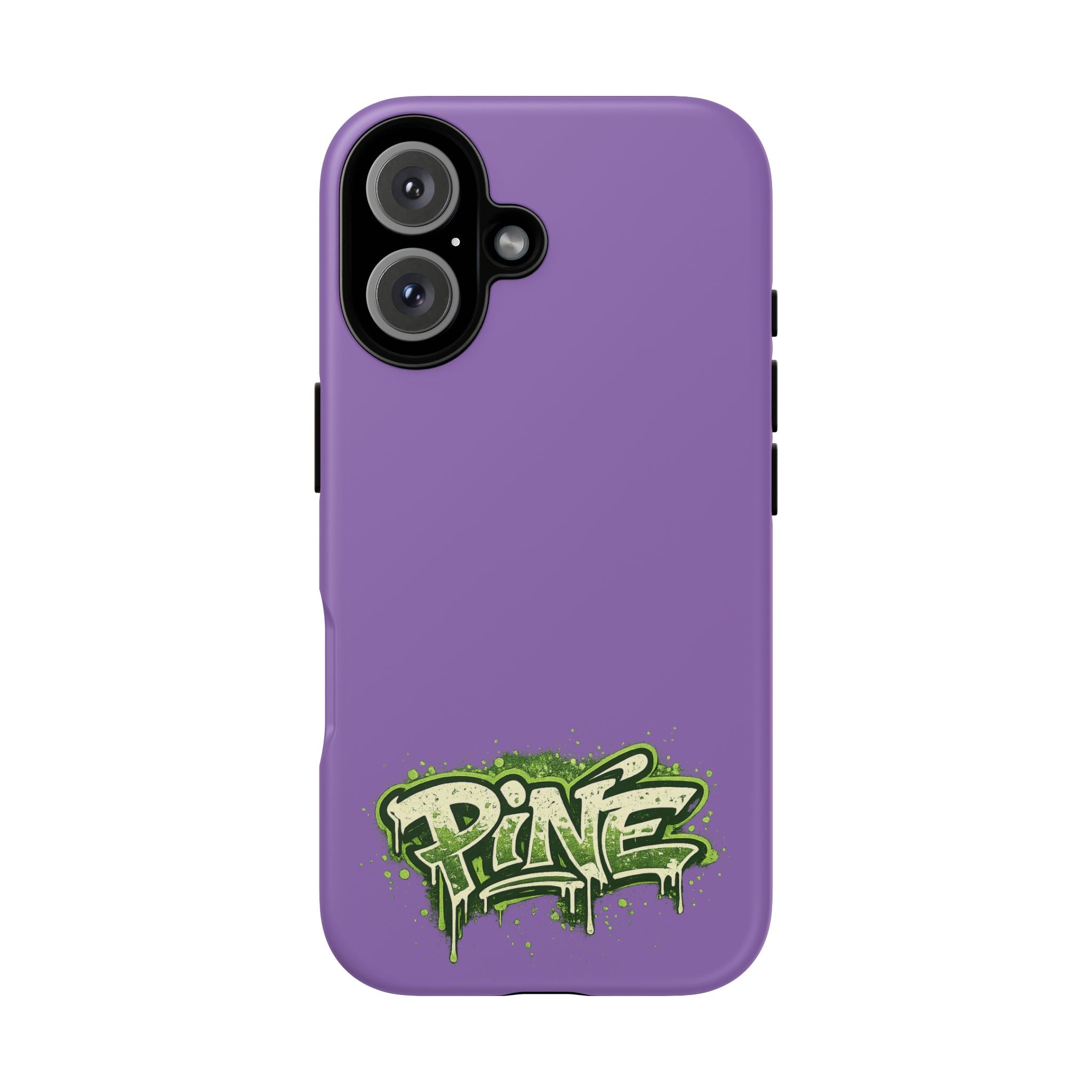 Phone Case — Purple Graffiti "Pine" Protective Cover