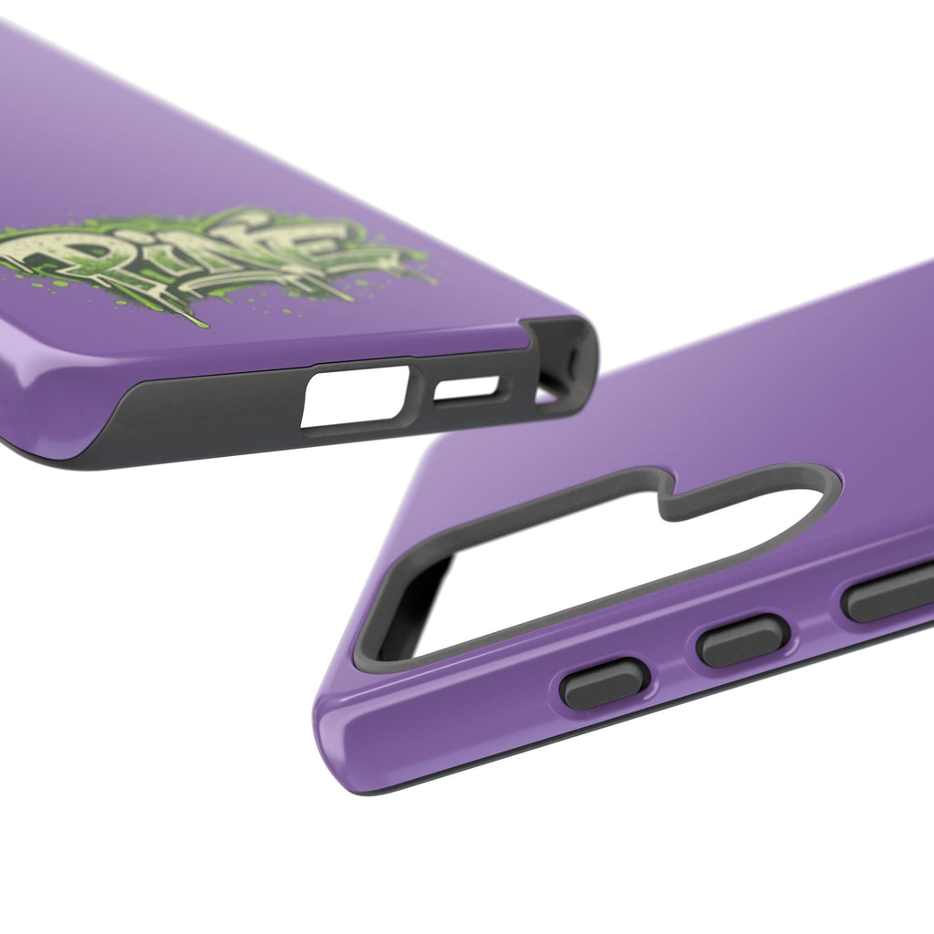 Phone Case — Purple Graffiti "Pine" Protective Cover