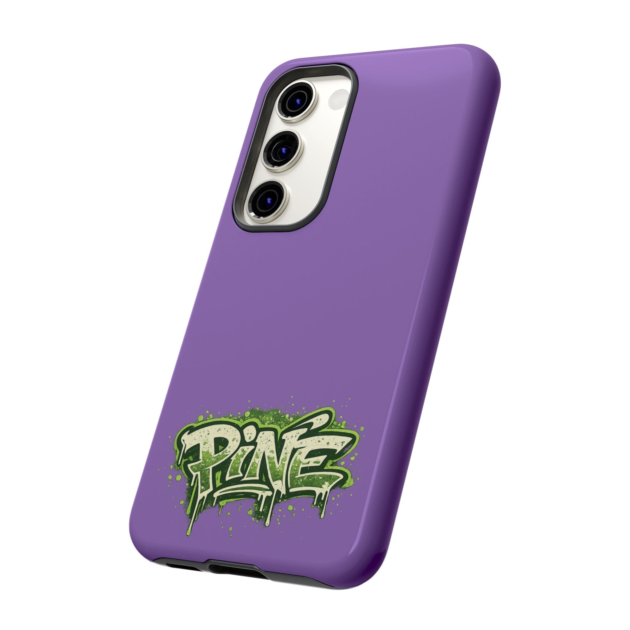 Phone Case — Purple Graffiti "Pine" Protective Cover
