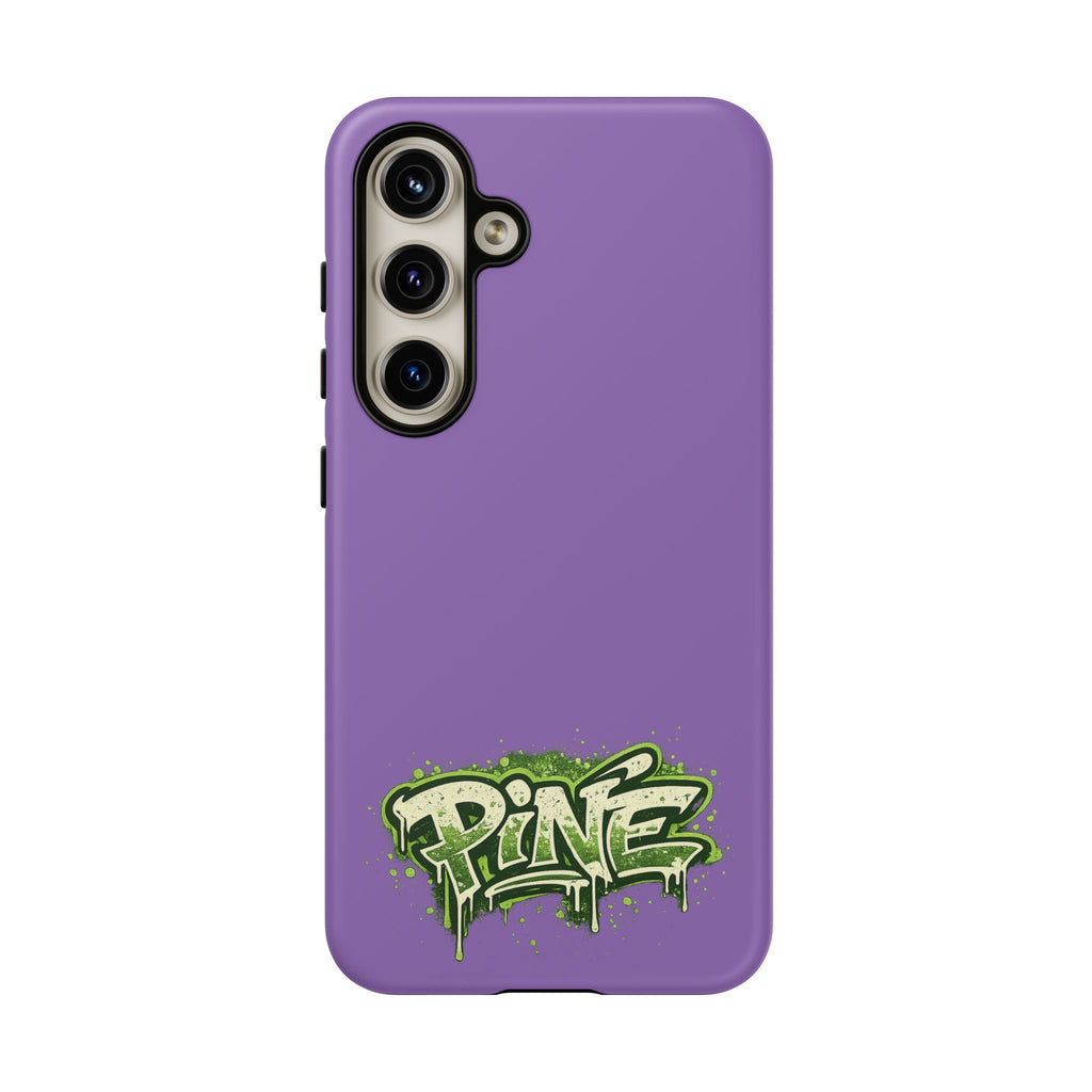 Phone Case — Purple Graffiti "Pine" Protective Cover