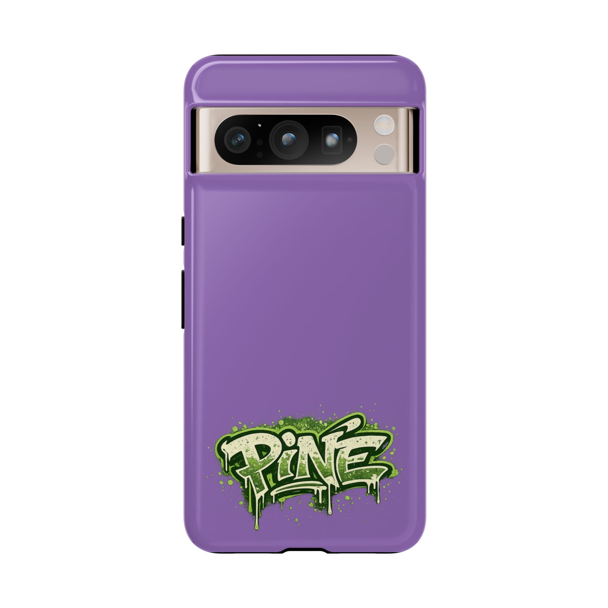 Phone Case — Purple Graffiti "Pine" Protective Cover