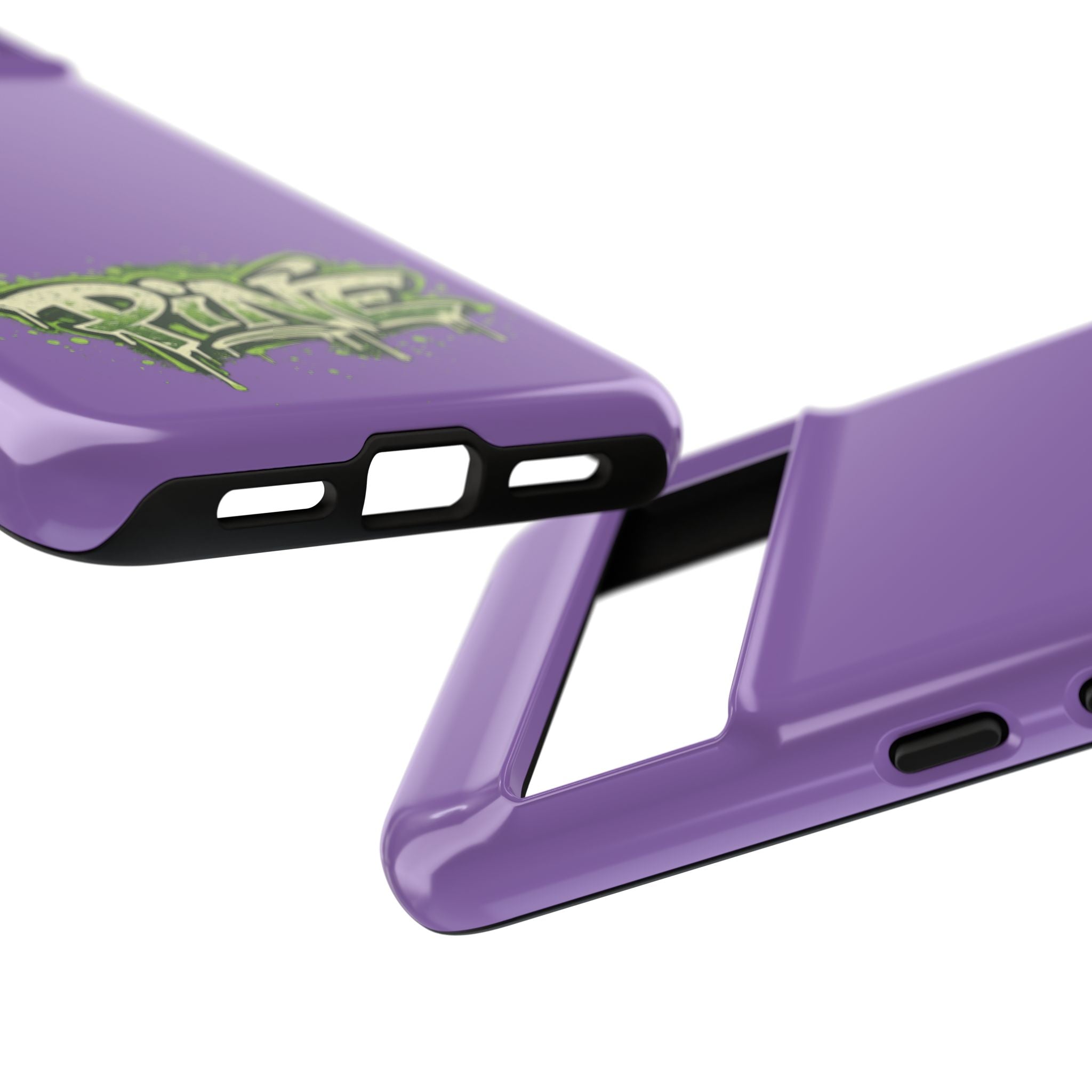 Phone Case — Purple Graffiti "Pine" Protective Cover