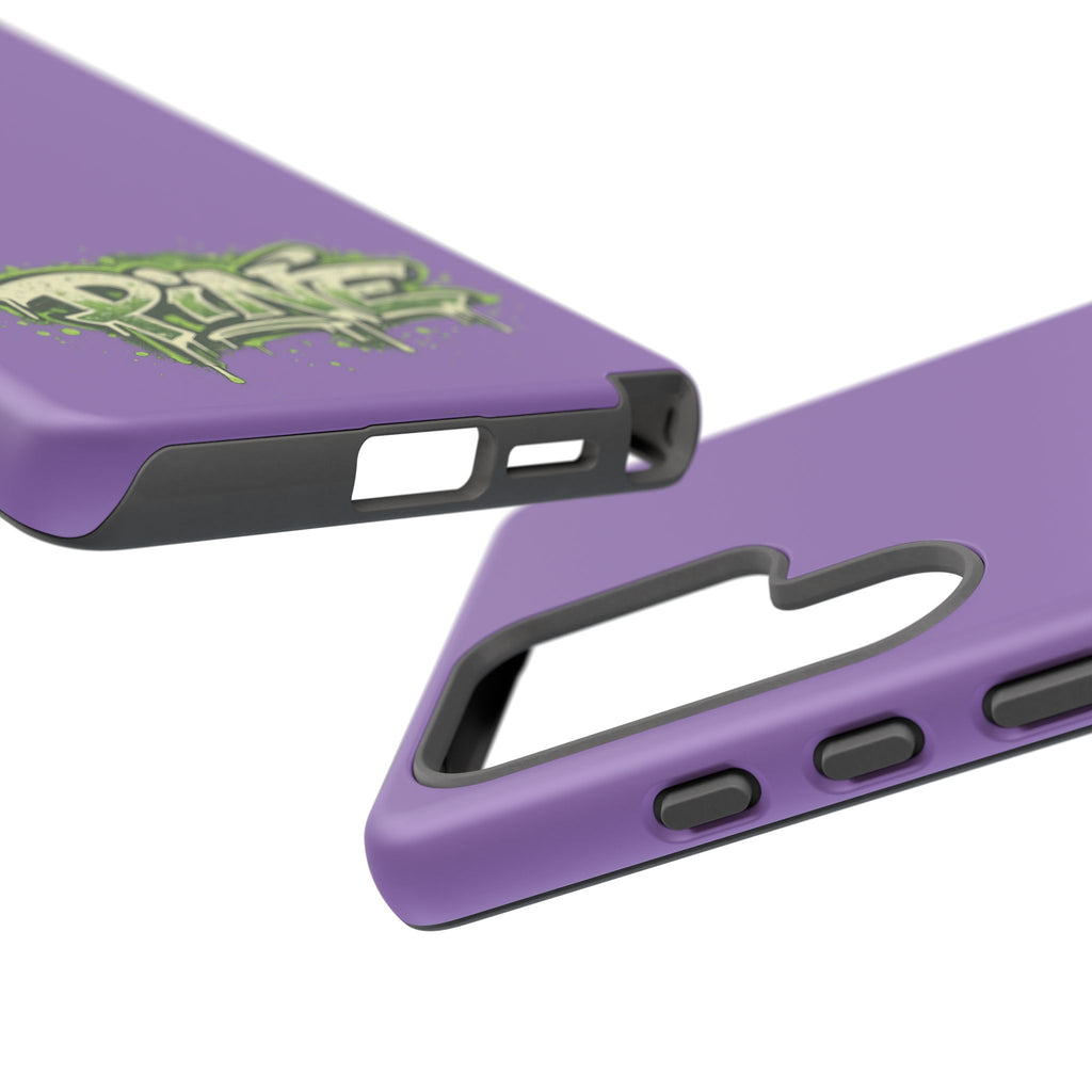 Phone Case — Purple Graffiti "Pine" Protective Cover