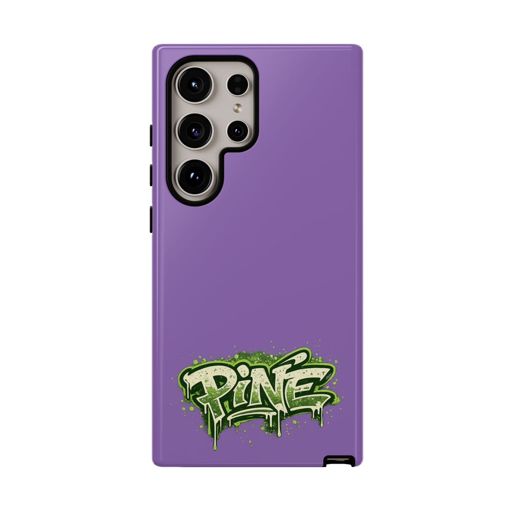 Phone Case — Purple Graffiti "Pine" Protective Cover