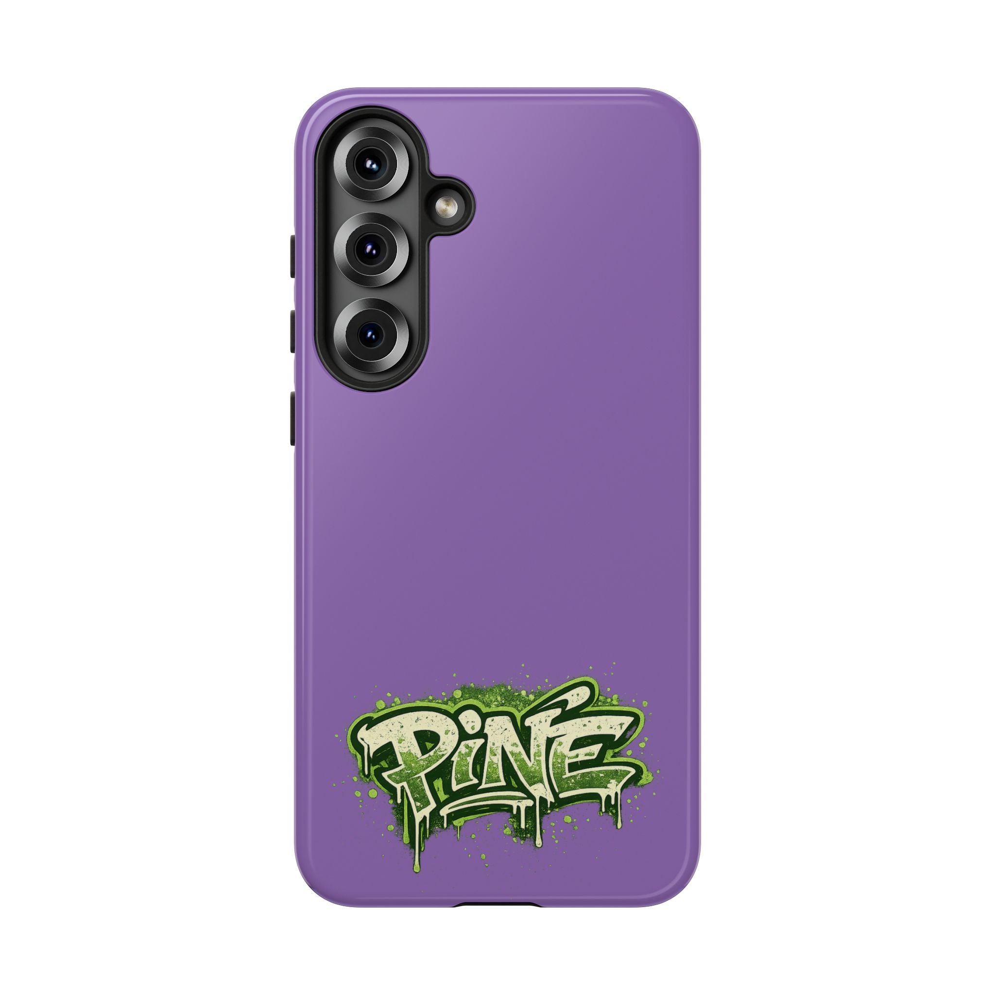 Phone Case — Purple Graffiti "Pine" Protective Cover