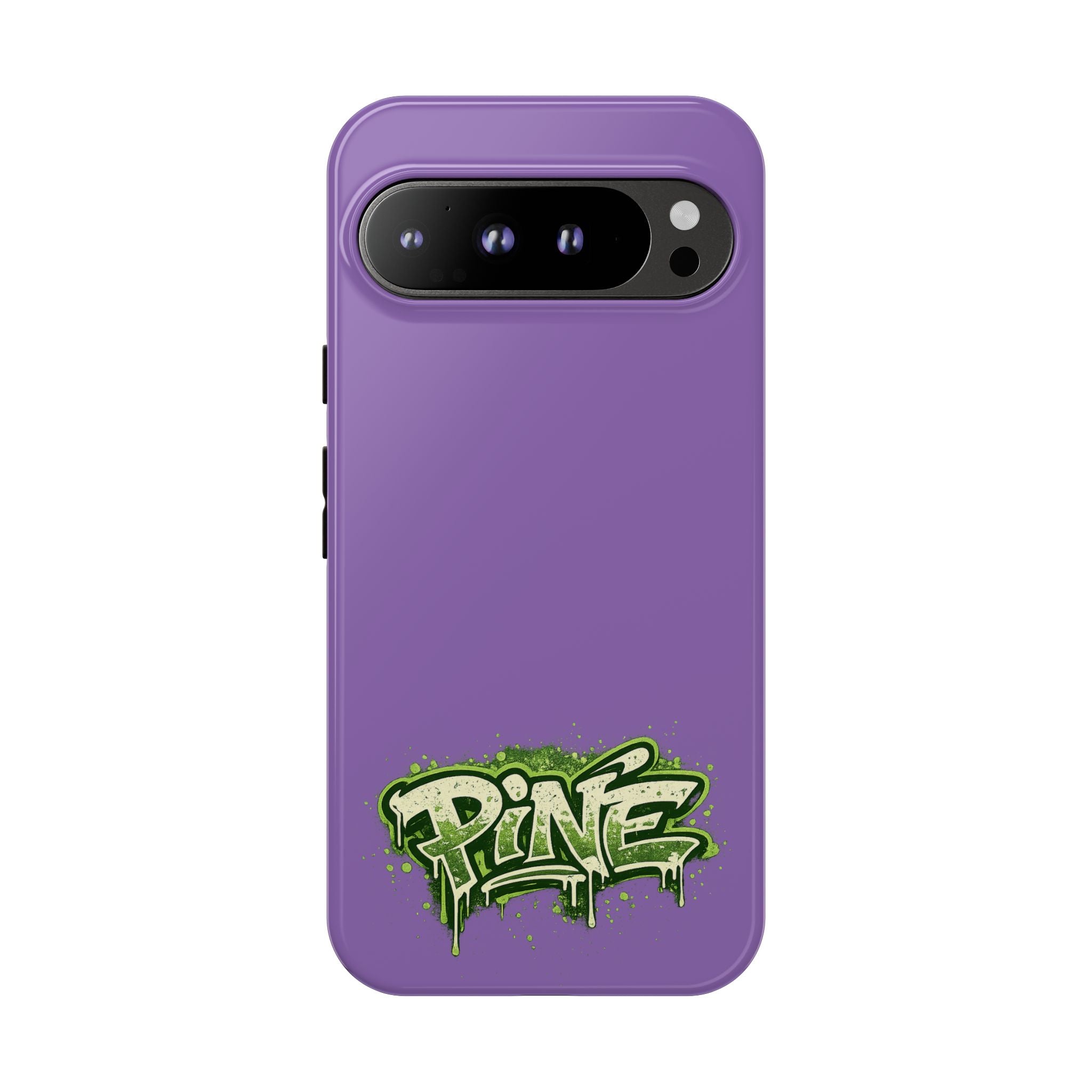 Phone Case — Purple Graffiti "Pine" Protective Cover