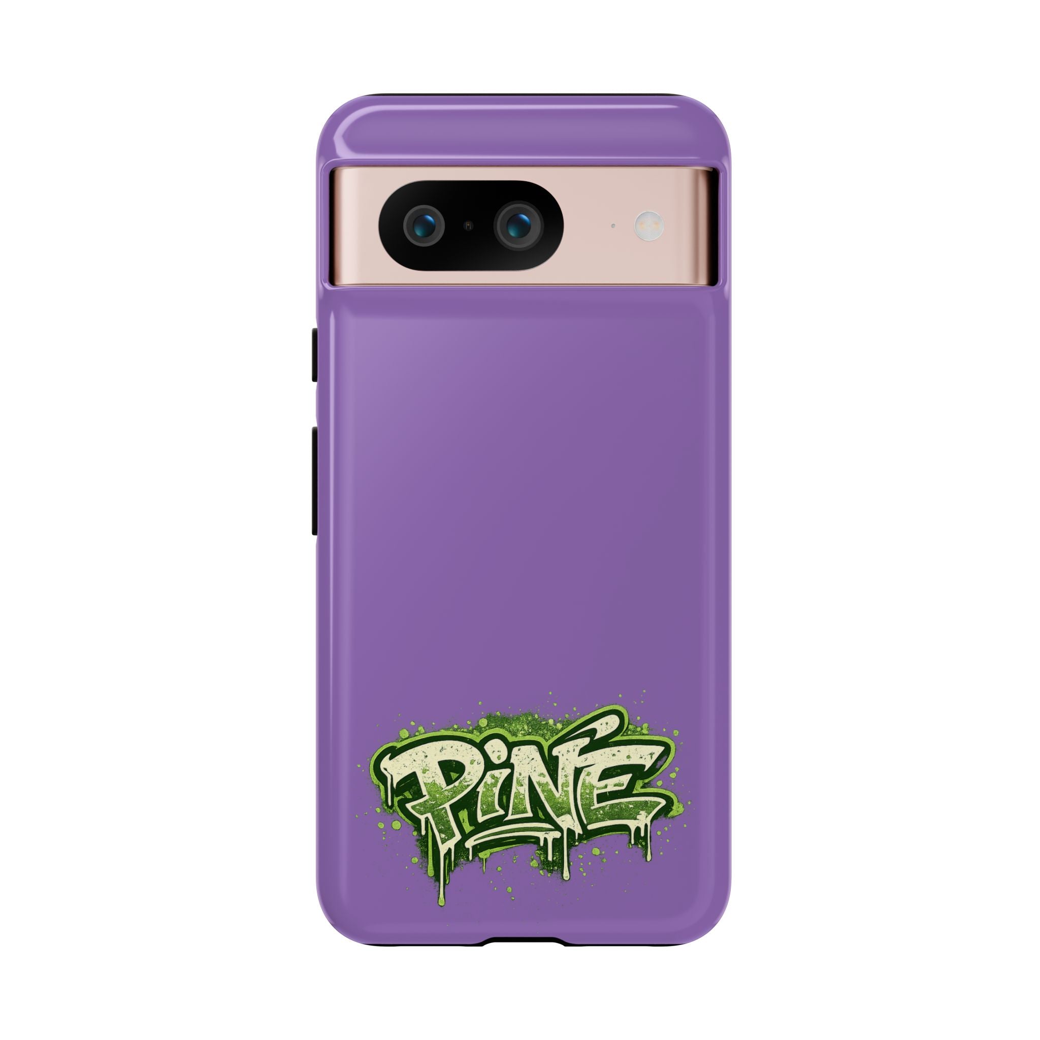 Phone Case — Purple Graffiti "Pine" Protective Cover