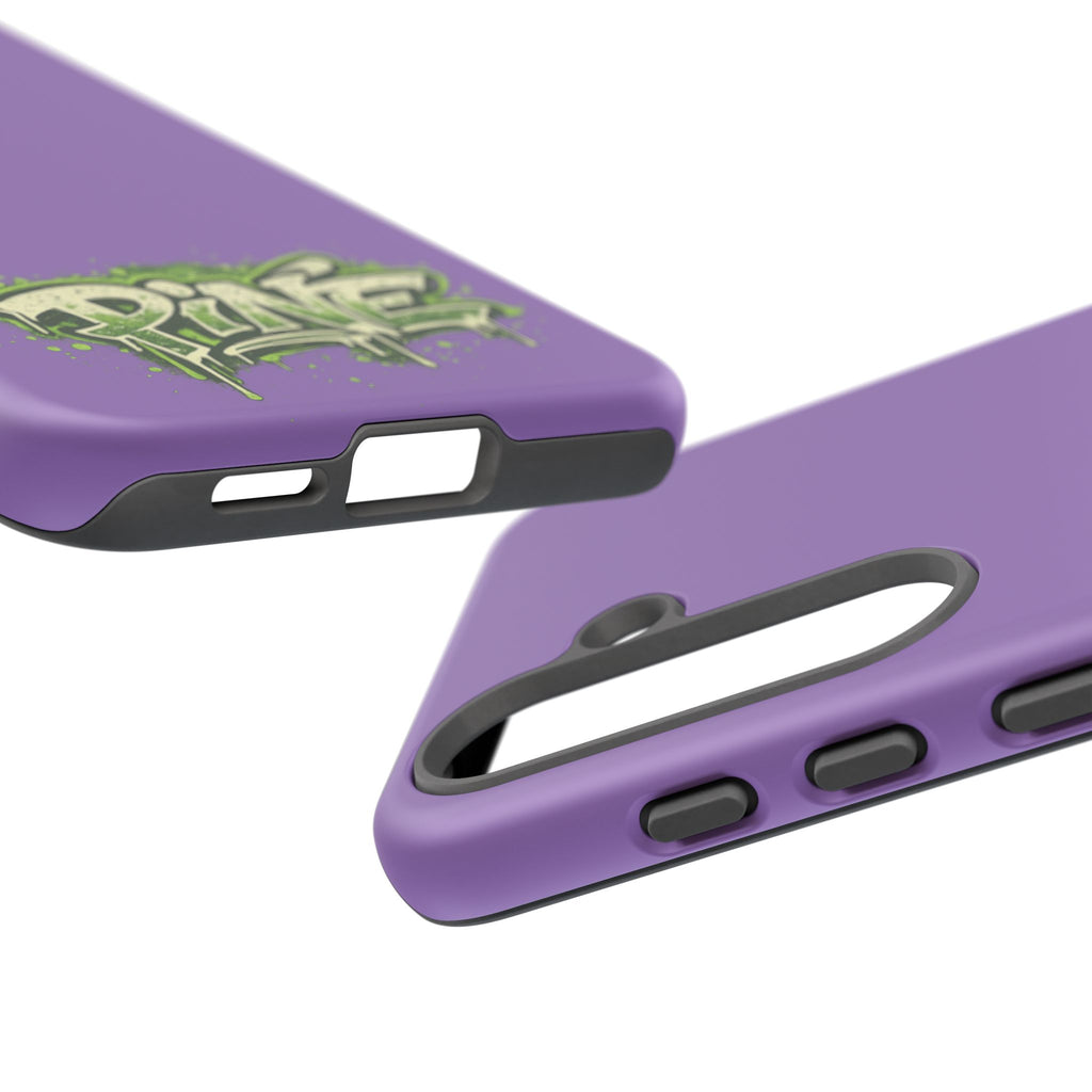 Phone Case — Purple Graffiti "Pine" Protective Cover