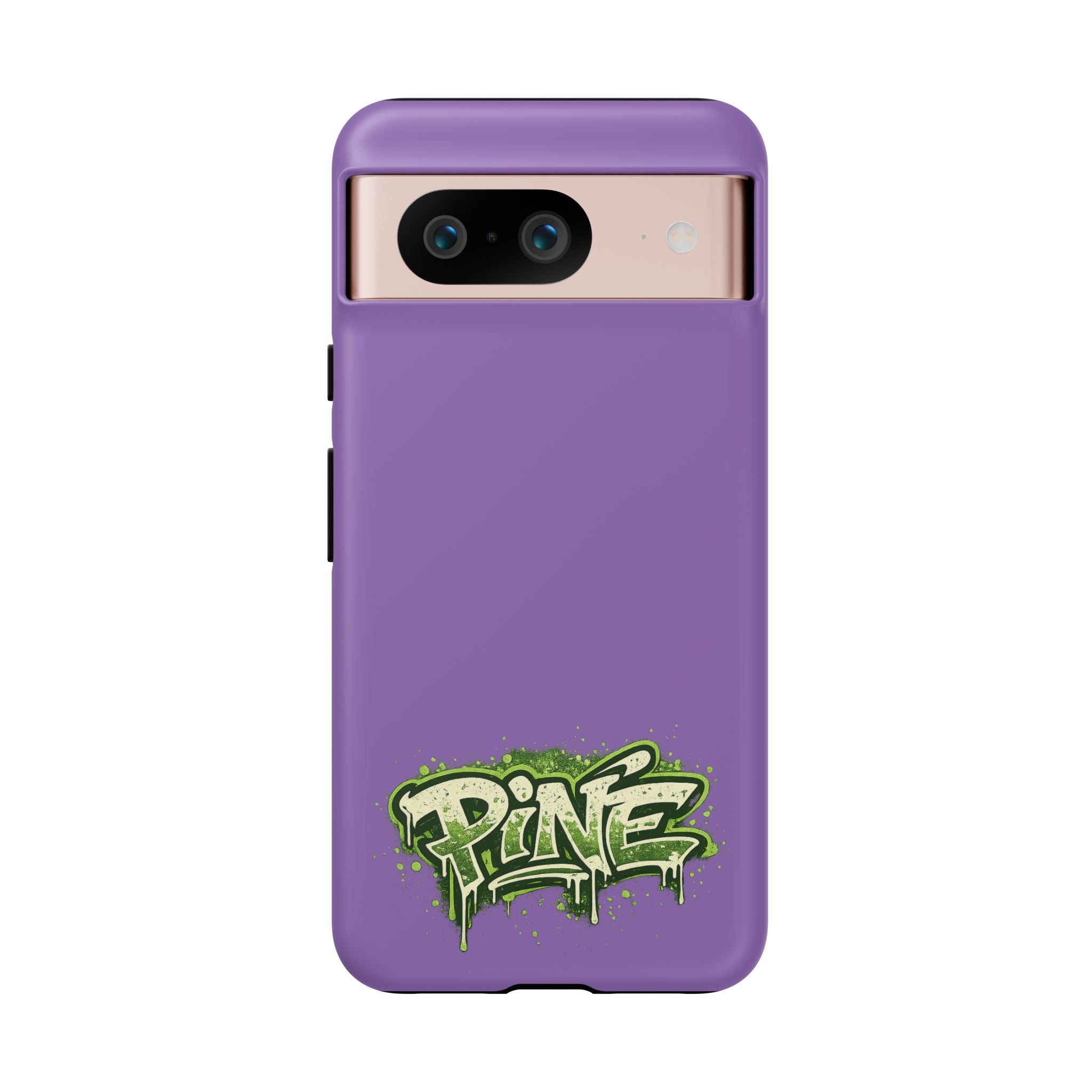 Phone Case — Purple Graffiti "Pine" Protective Cover