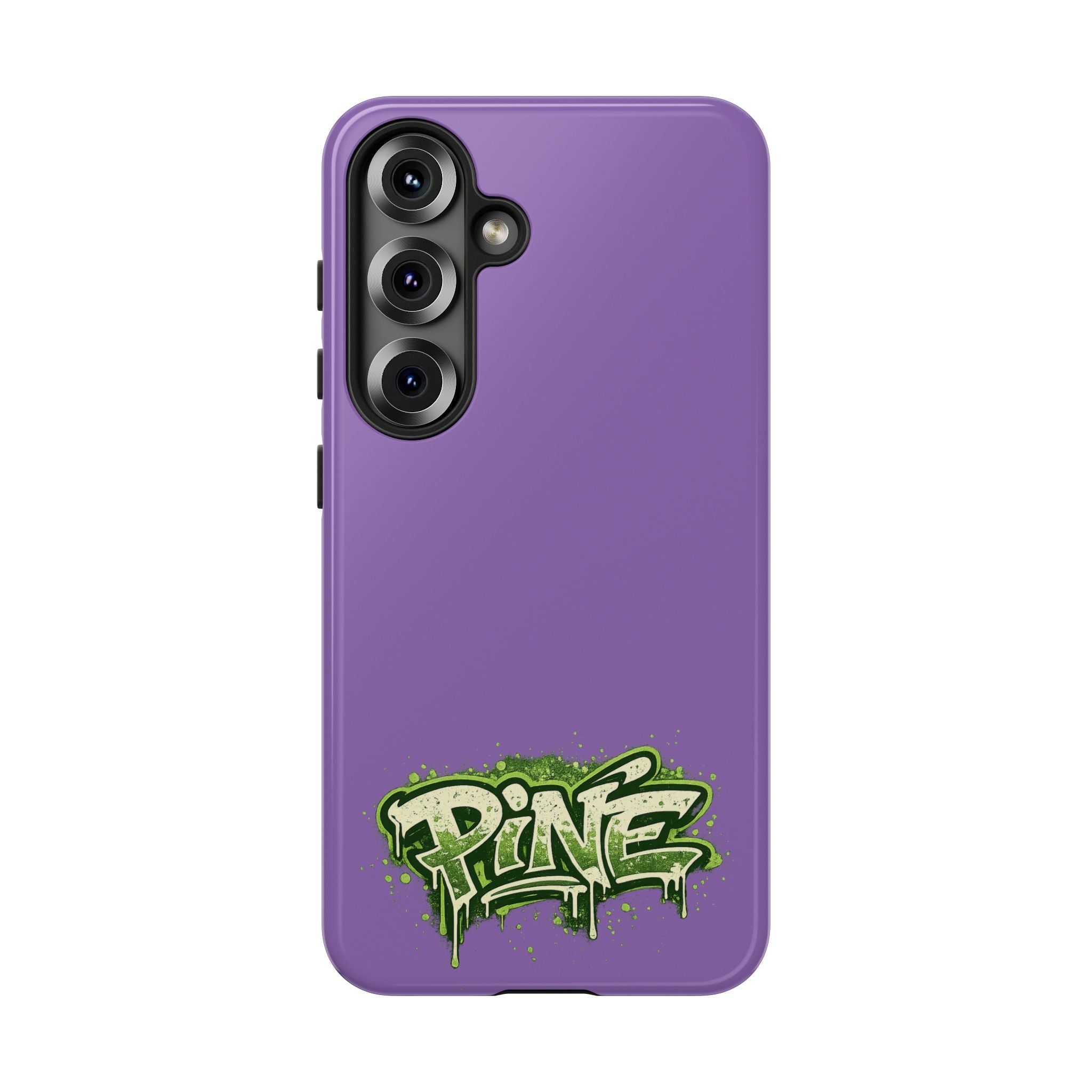 Phone Case — Purple Graffiti "Pine" Protective Cover