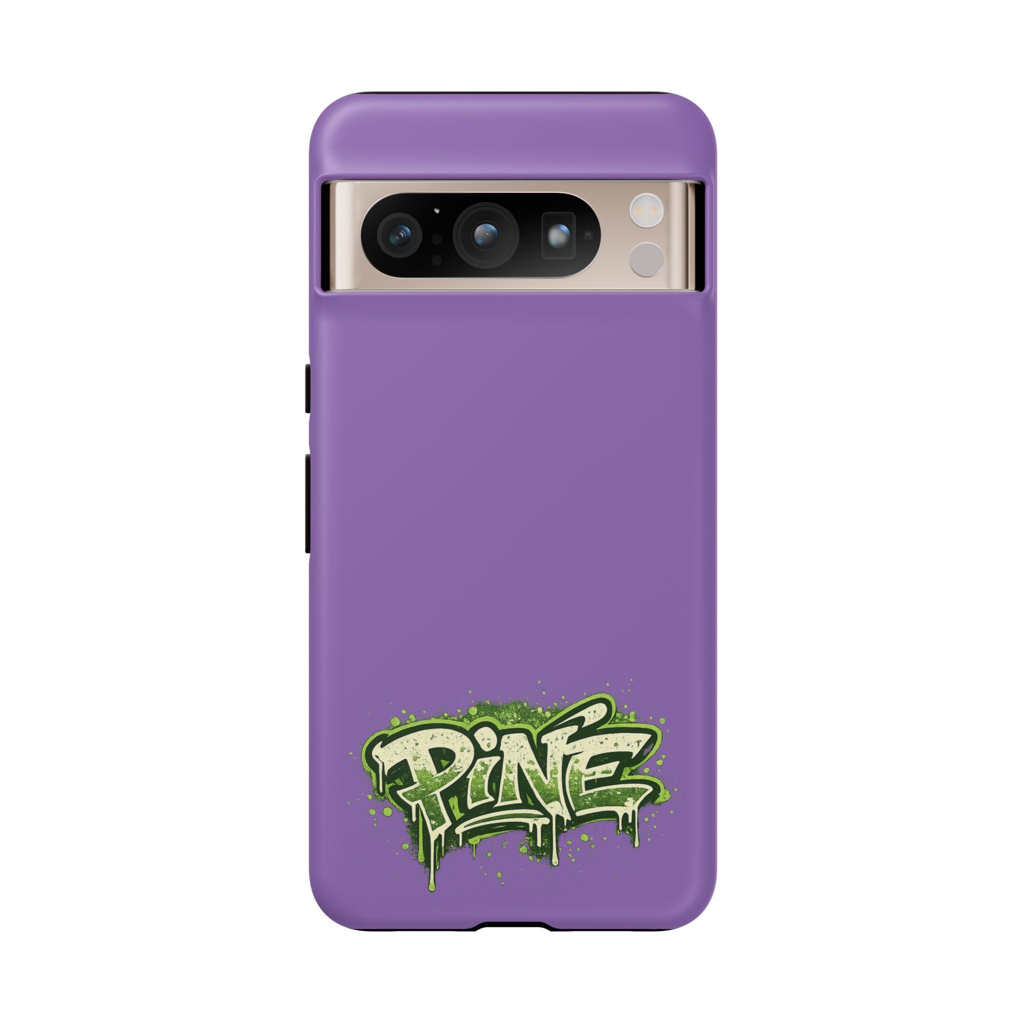 Phone Case — Purple Graffiti "Pine" Protective Cover