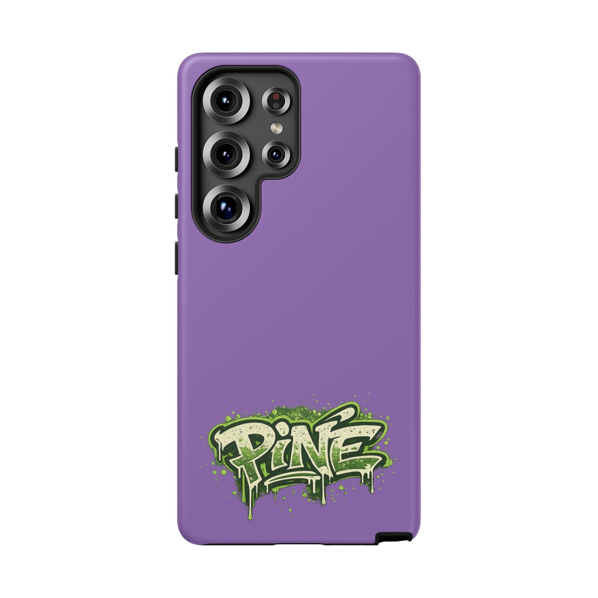 Phone Case — Purple Graffiti "Pine" Protective Cover