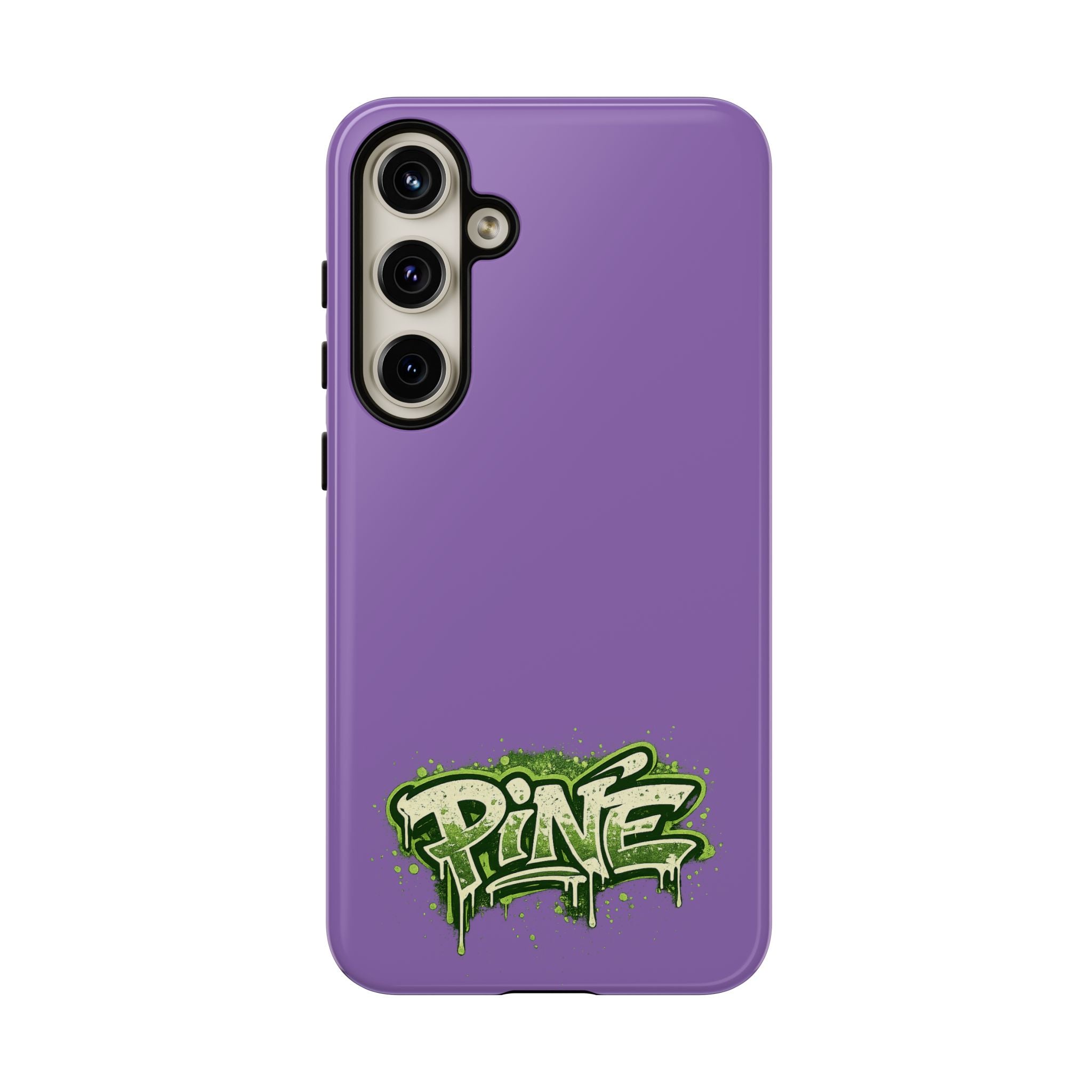 Phone Case — Purple Graffiti "Pine" Protective Cover