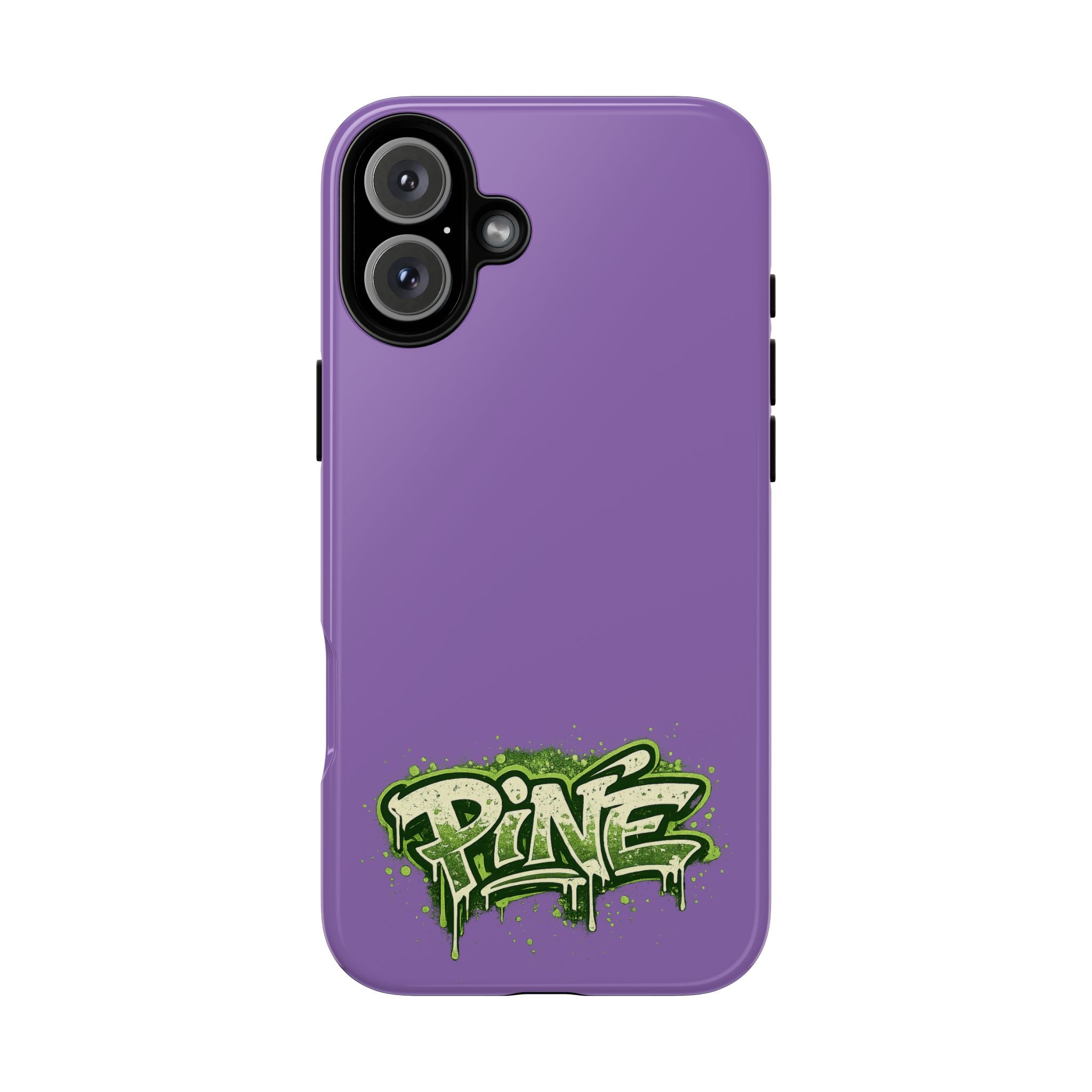 Phone Case — Purple Graffiti "Pine" Protective Cover