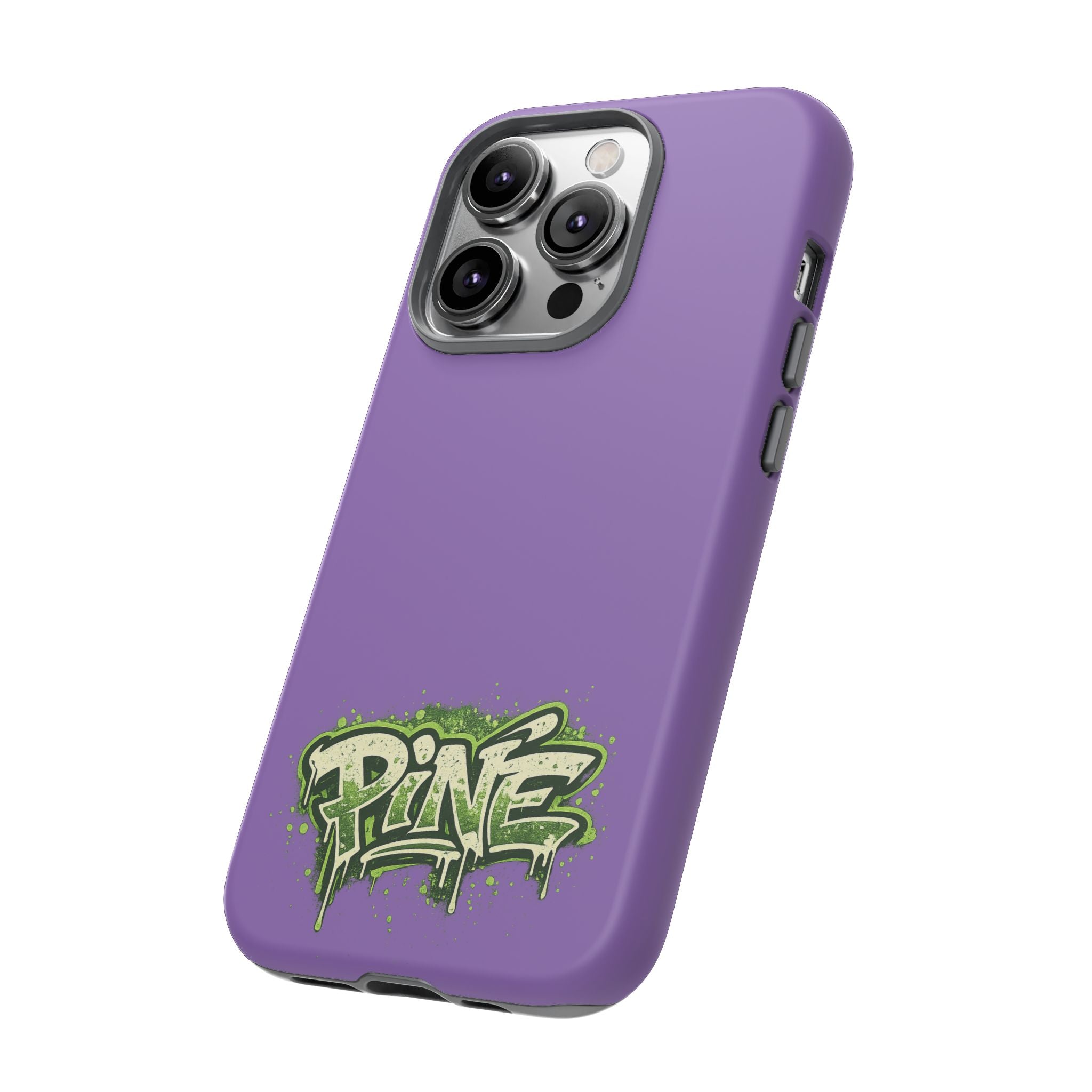Phone Case — Purple Graffiti "Pine" Protective Cover