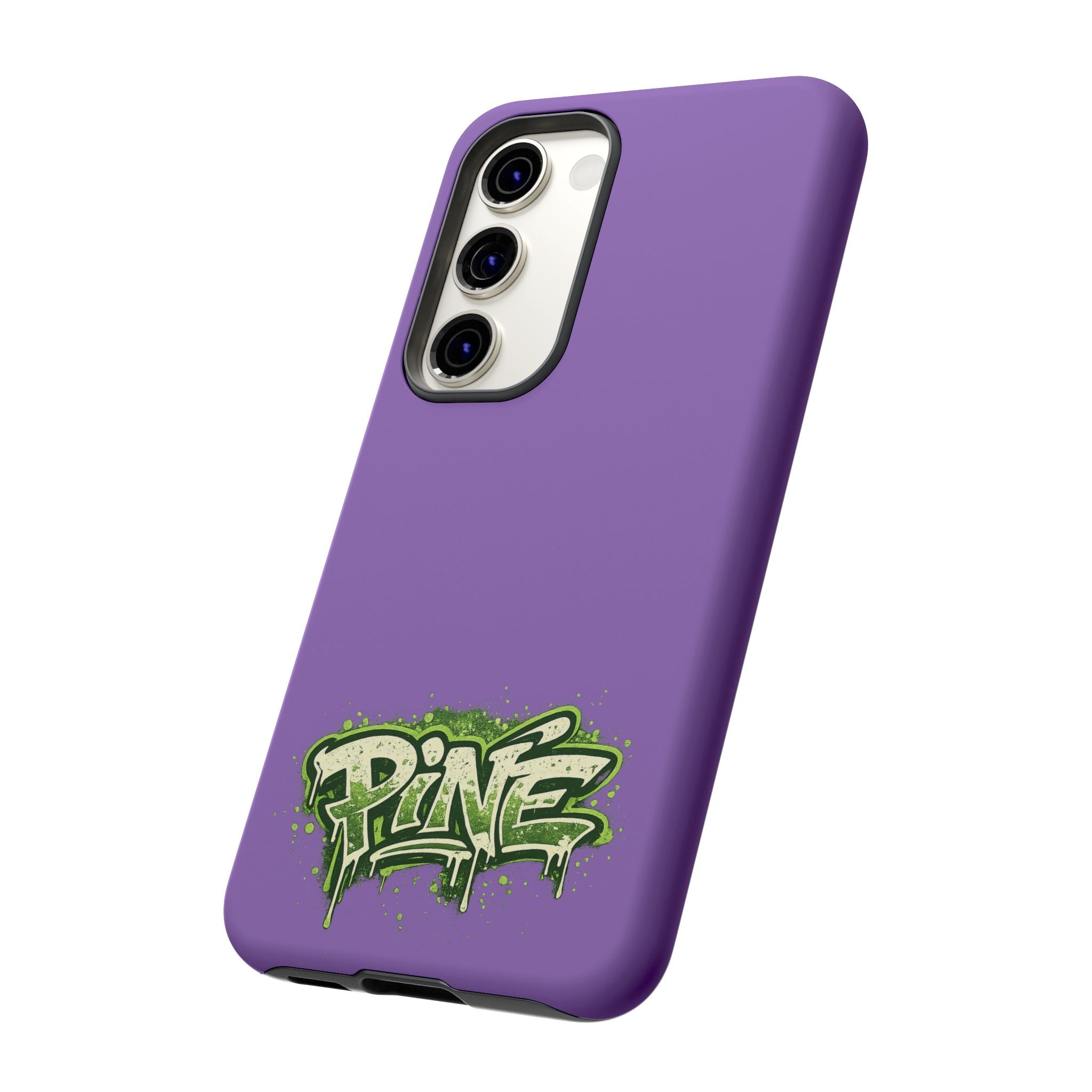 Phone Case — Purple Graffiti "Pine" Protective Cover
