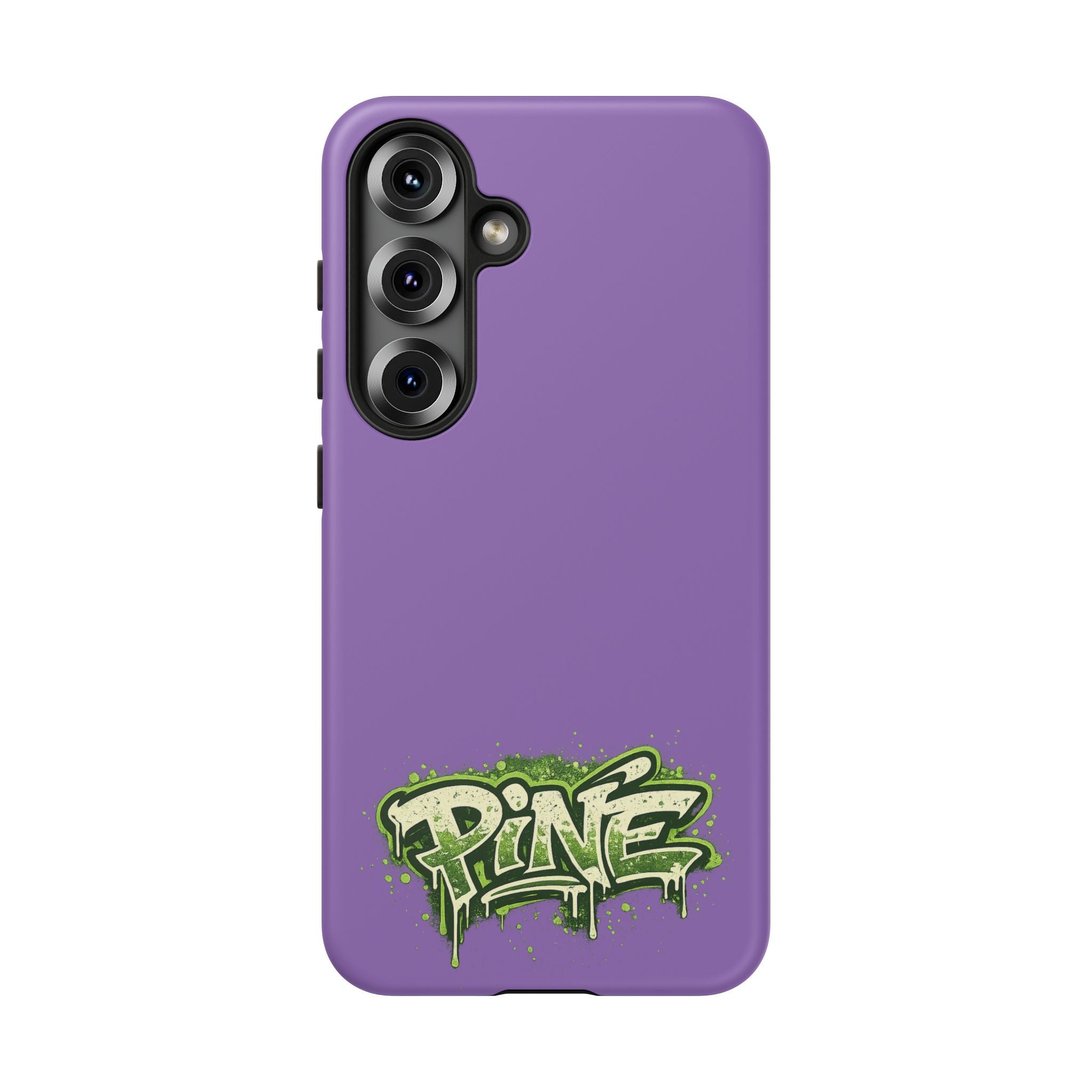 Phone Case — Purple Graffiti "Pine" Protective Cover