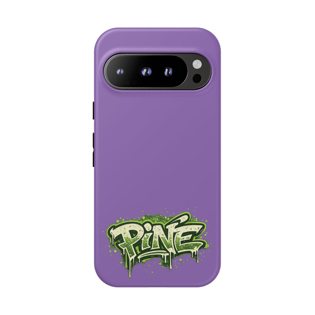 Phone Case — Purple Graffiti "Pine" Protective Cover
