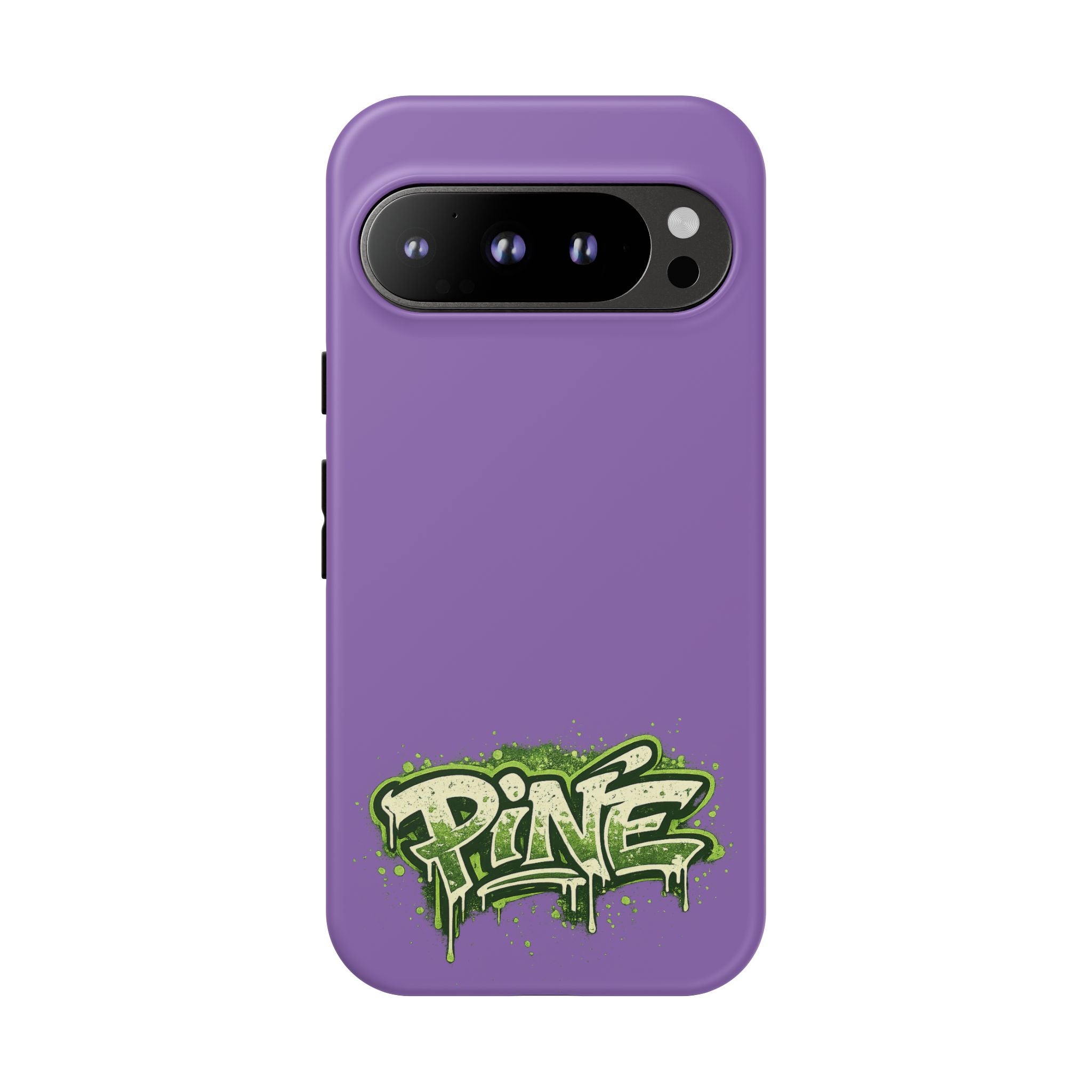 Phone Case — Purple Graffiti "Pine" Protective Cover