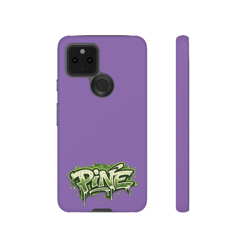 Phone Case — Purple Graffiti "Pine" Protective Cover