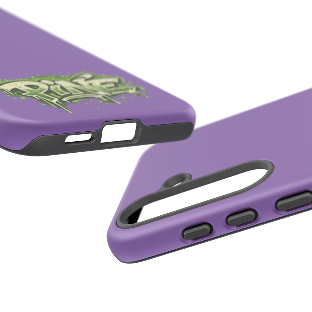 Phone Case — Purple Graffiti "Pine" Protective Cover