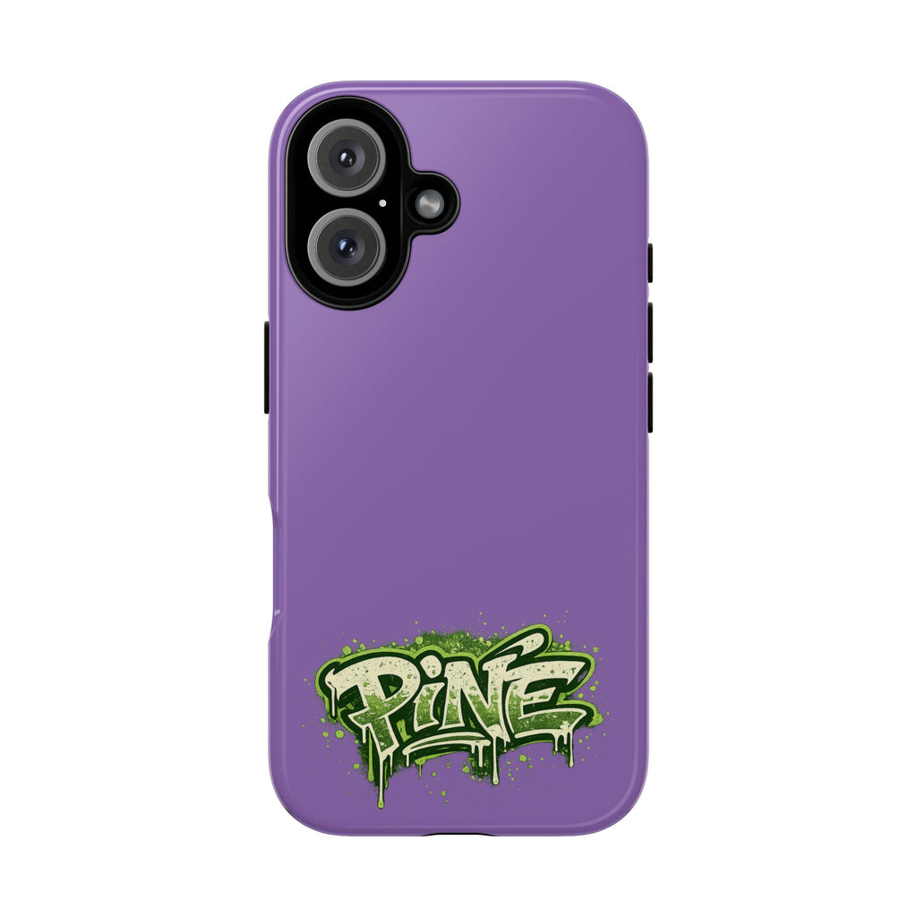 Phone Case — Purple Graffiti "Pine" Protective Cover