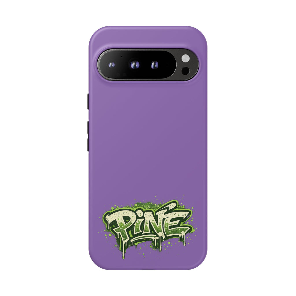 Phone Case — Purple Graffiti "Pine" Protective Cover