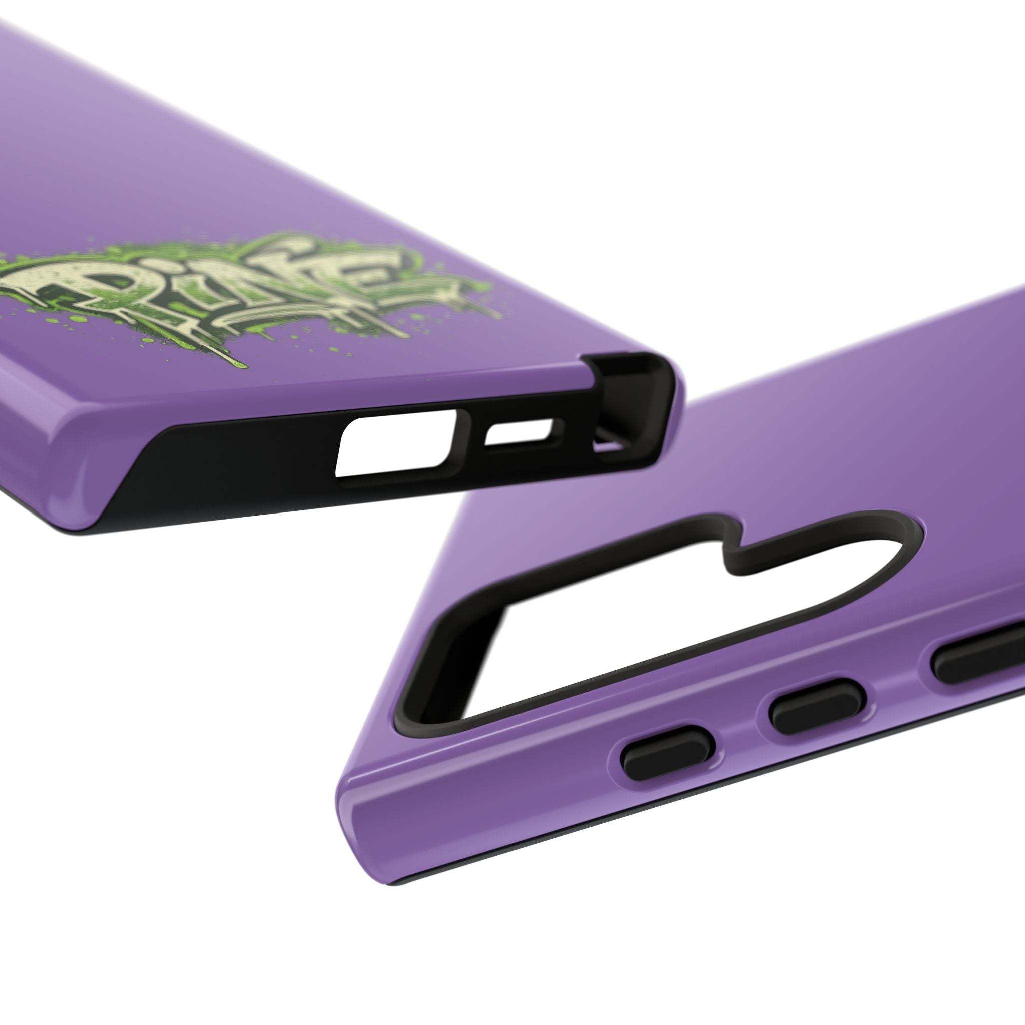 Phone Case — Purple Graffiti "Pine" Protective Cover