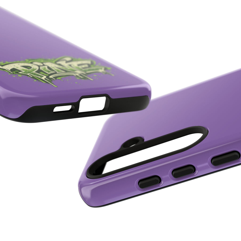 Phone Case — Purple Graffiti "Pine" Protective Cover