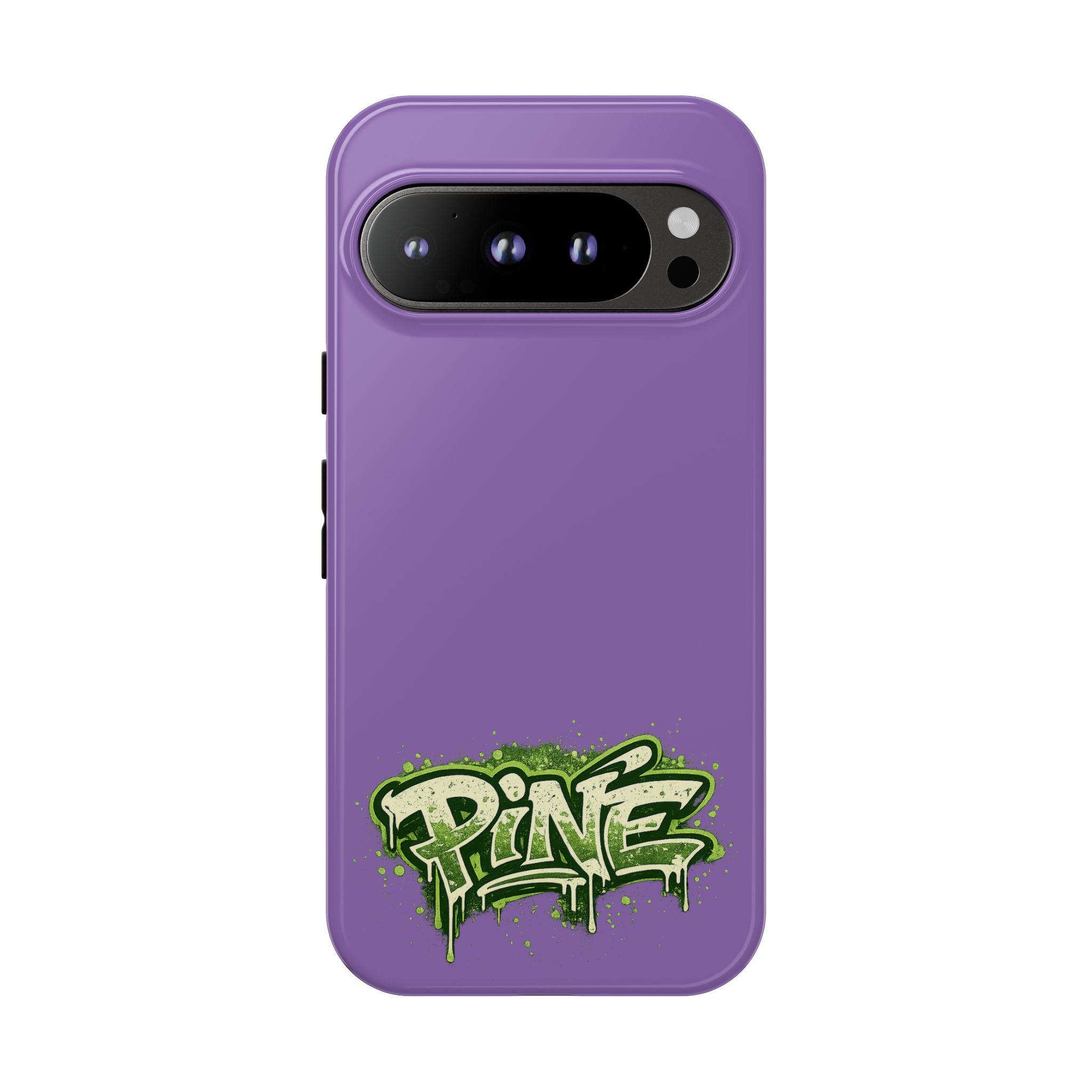 Phone Case — Purple Graffiti "Pine" Protective Cover