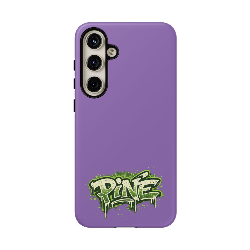 Phone Case — Purple Graffiti "Pine" Protective Cover