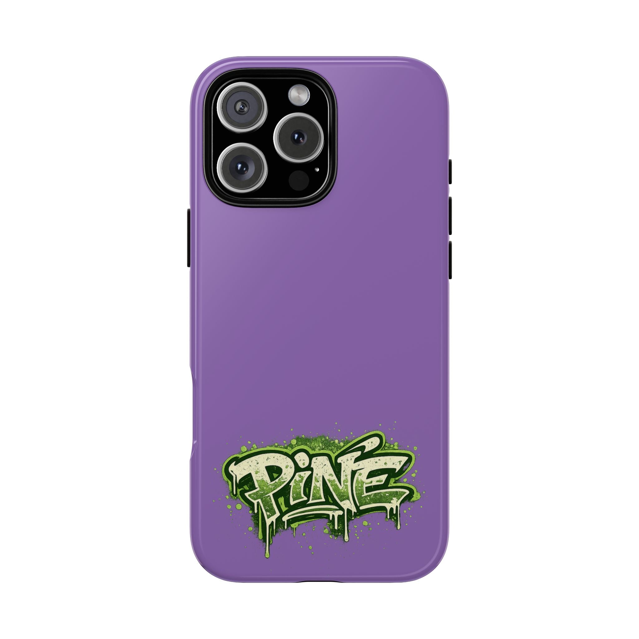 Phone Case — Purple Graffiti "Pine" Protective Cover