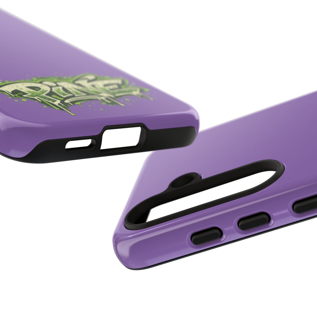 Phone Case — Purple Graffiti "Pine" Protective Cover
