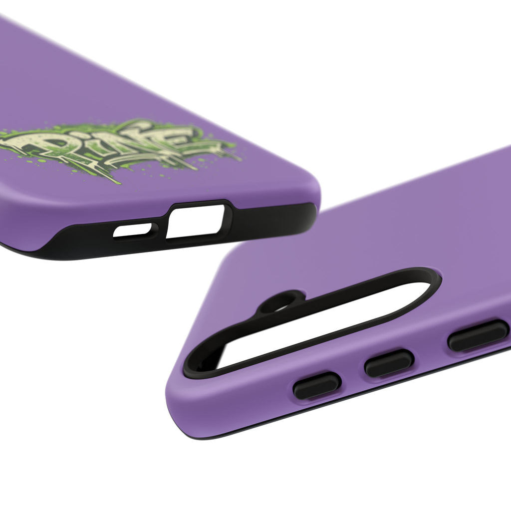 Phone Case — Purple Graffiti "Pine" Protective Cover