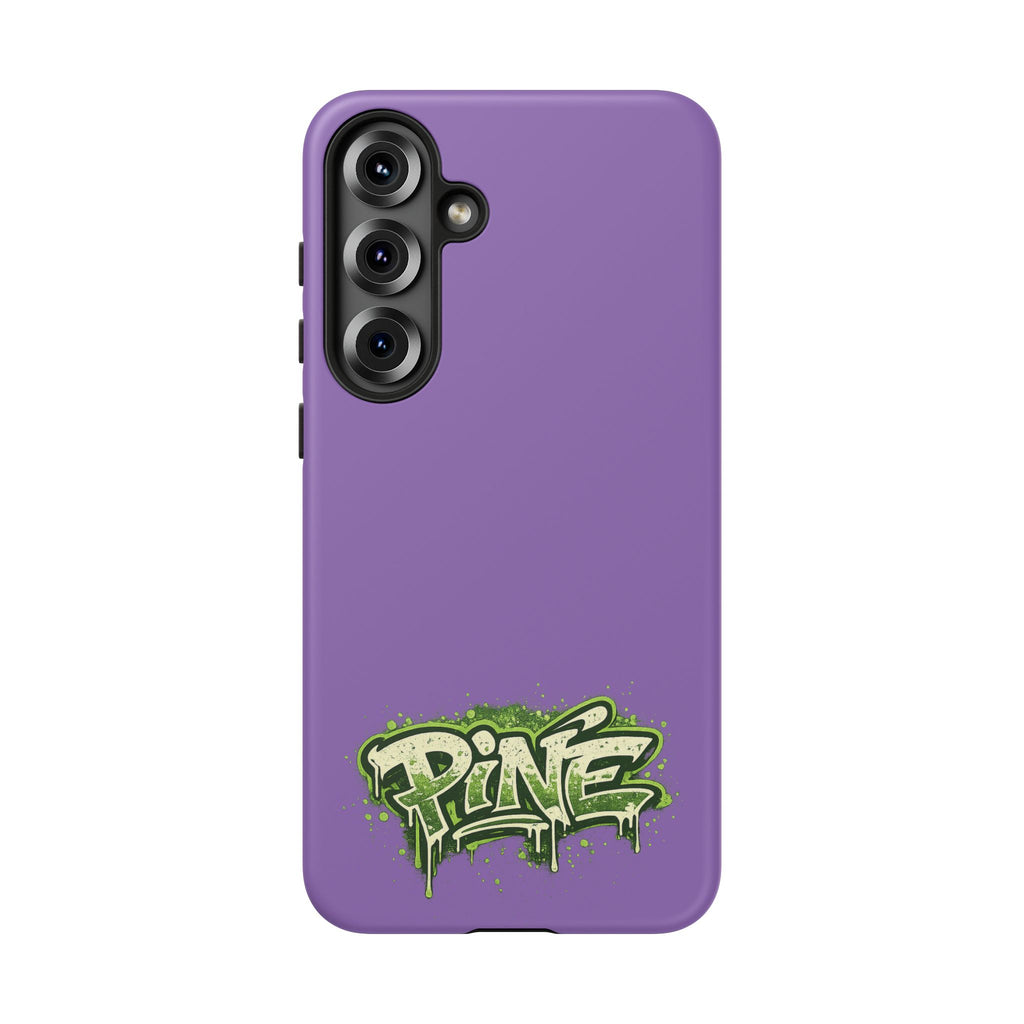 Phone Case — Purple Graffiti "Pine" Protective Cover