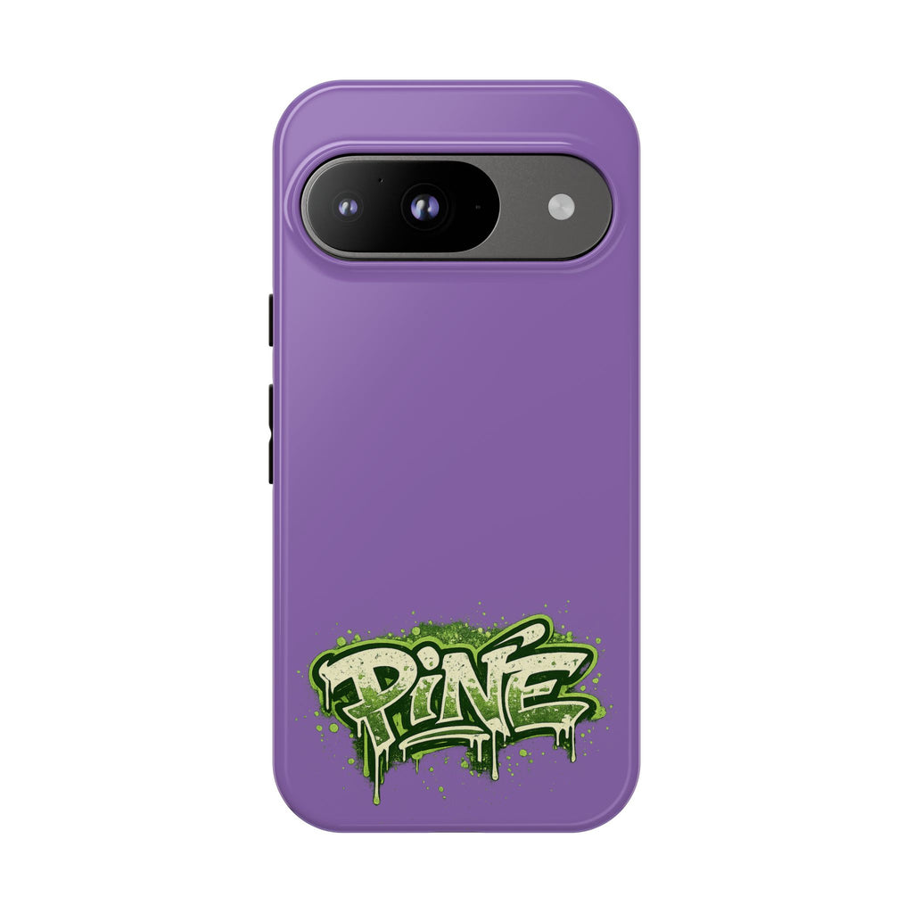 Phone Case — Purple Graffiti "Pine" Protective Cover
