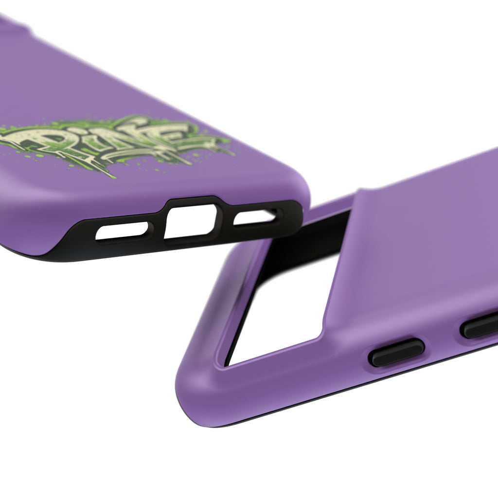 Phone Case — Purple Graffiti "Pine" Protective Cover