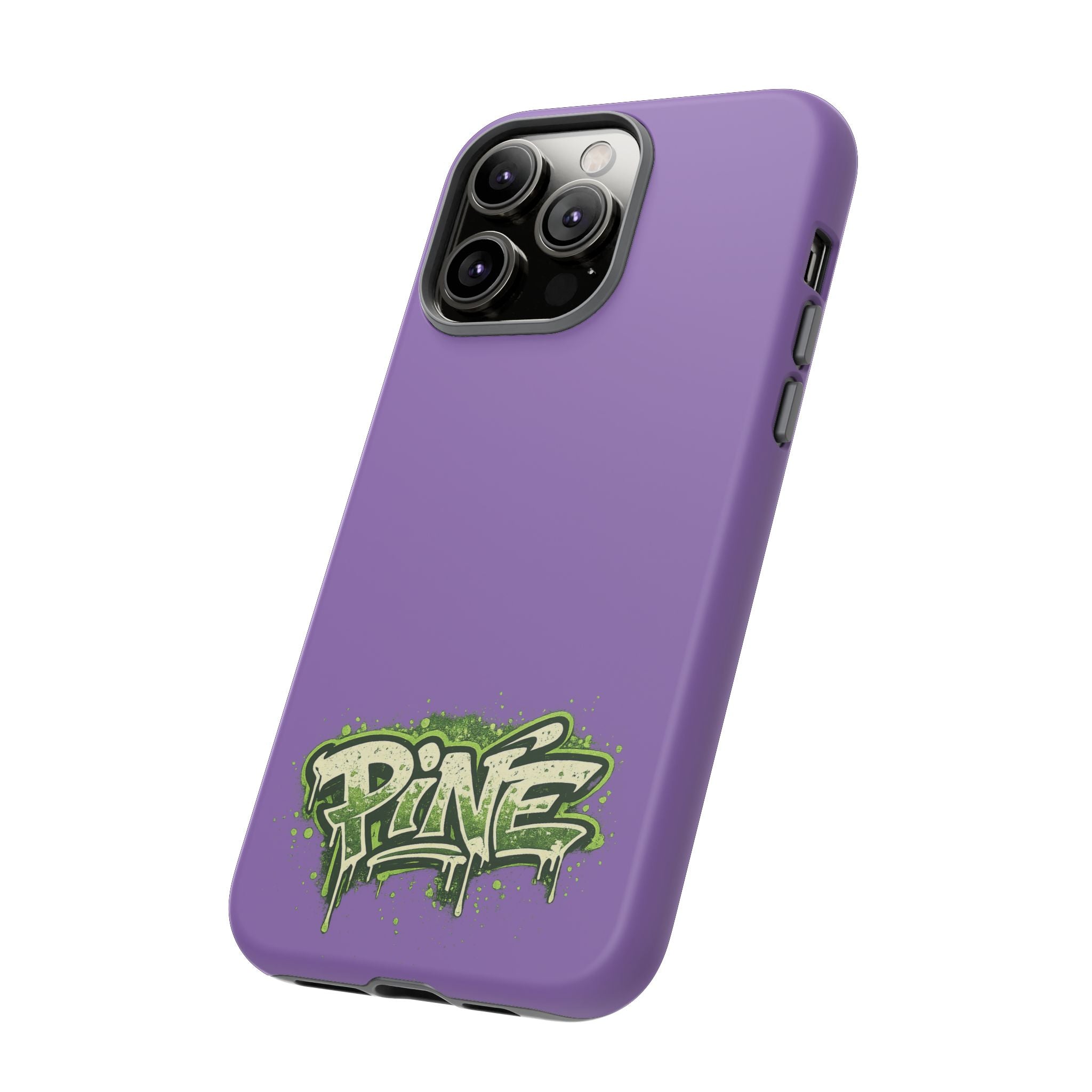 Phone Case — Purple Graffiti "Pine" Protective Cover