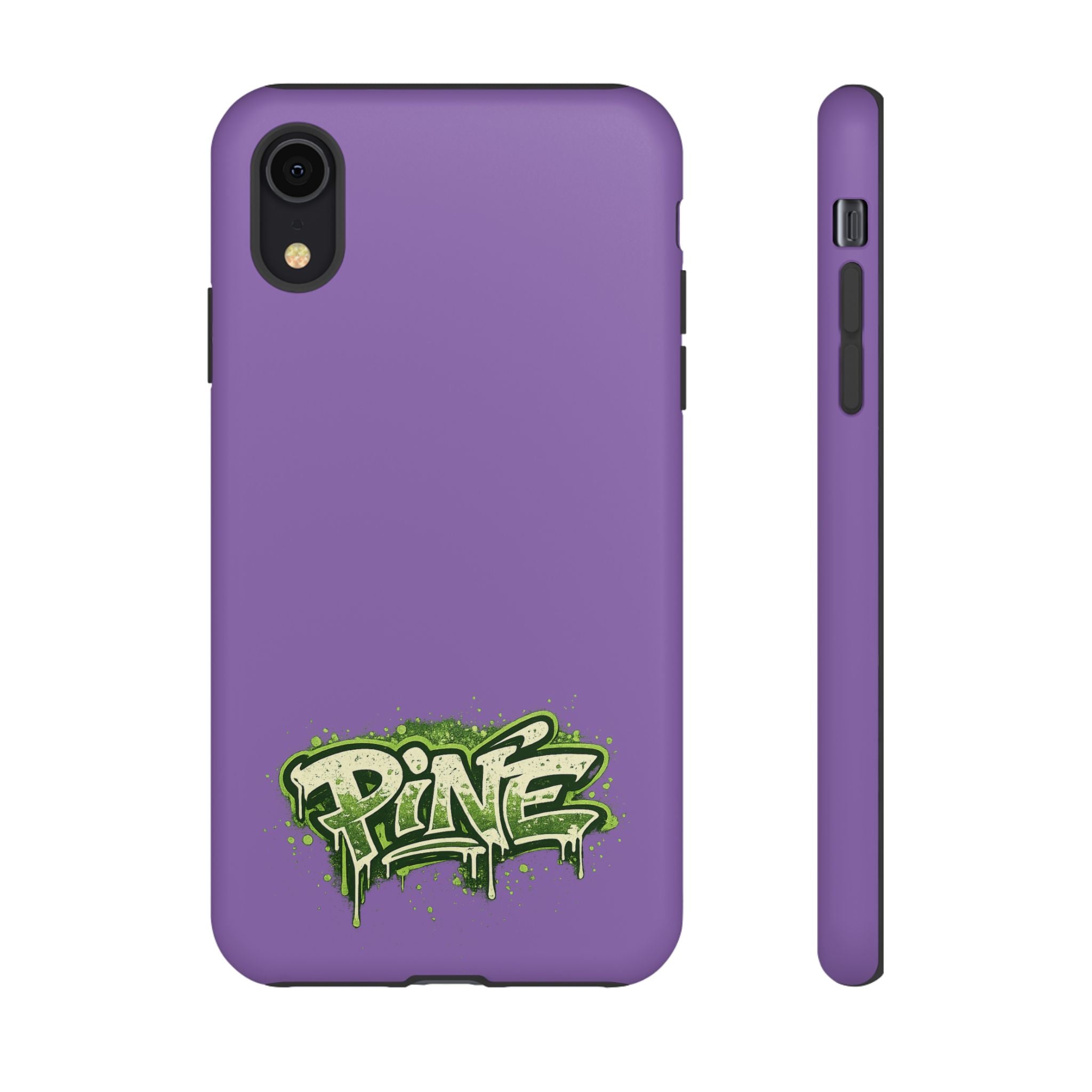 Phone Case — Purple Graffiti "Pine" Protective Cover